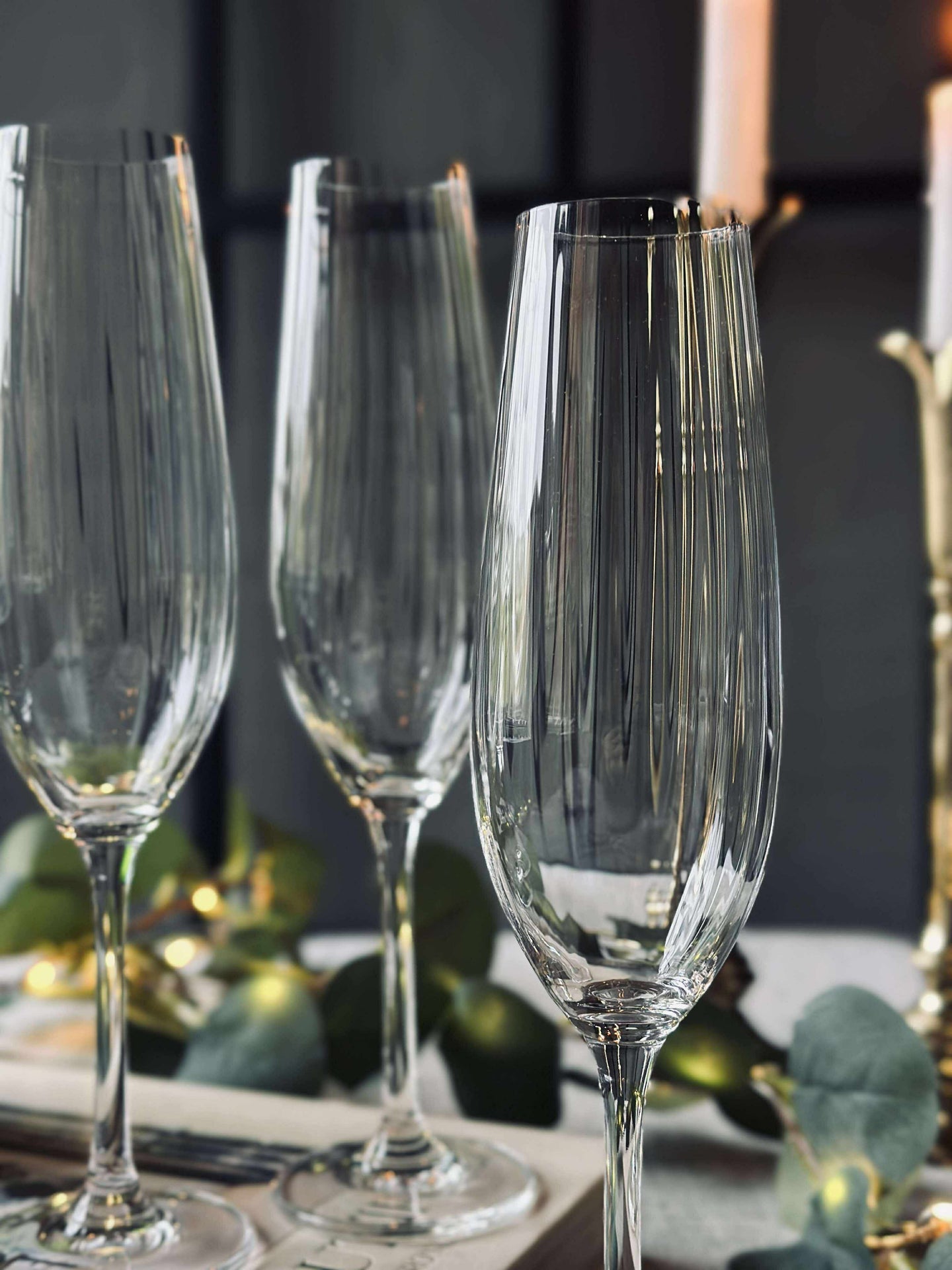 Champagneglas CRYSTAL - Set med 4 st.