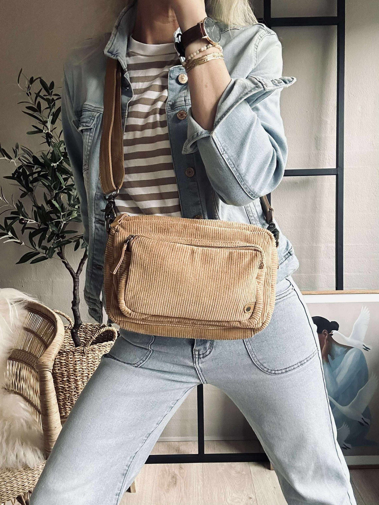 Crossbody Tan manchester