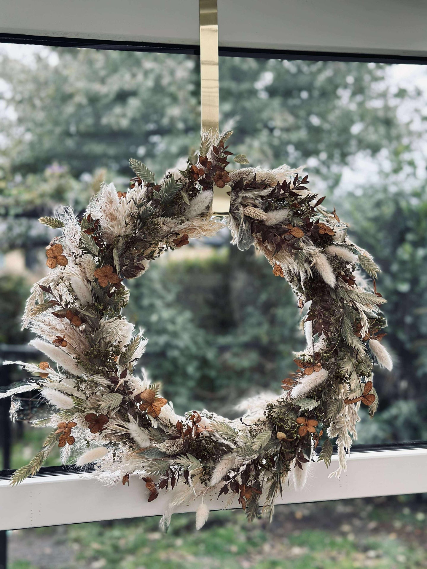 Upphängning för dörrkrans - Guld