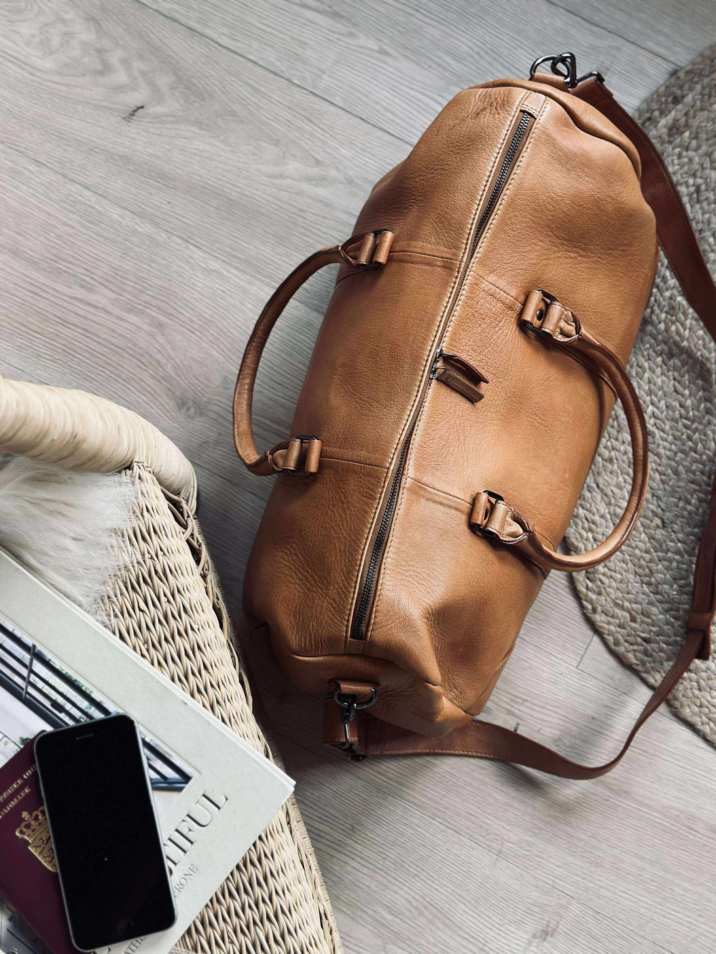 Weekendväska Baily Cognac