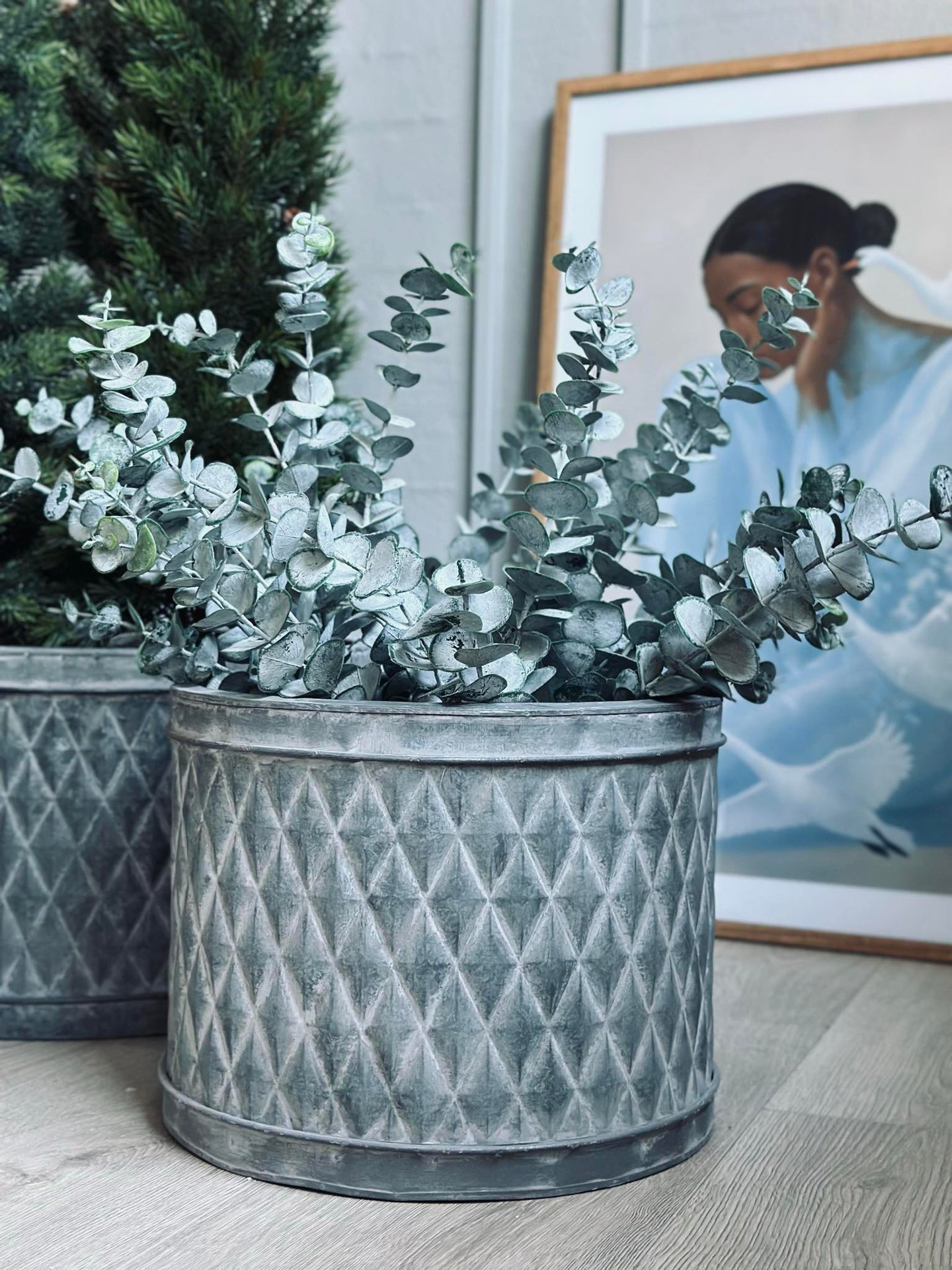 Zinkkrukor - Set om 3 st.