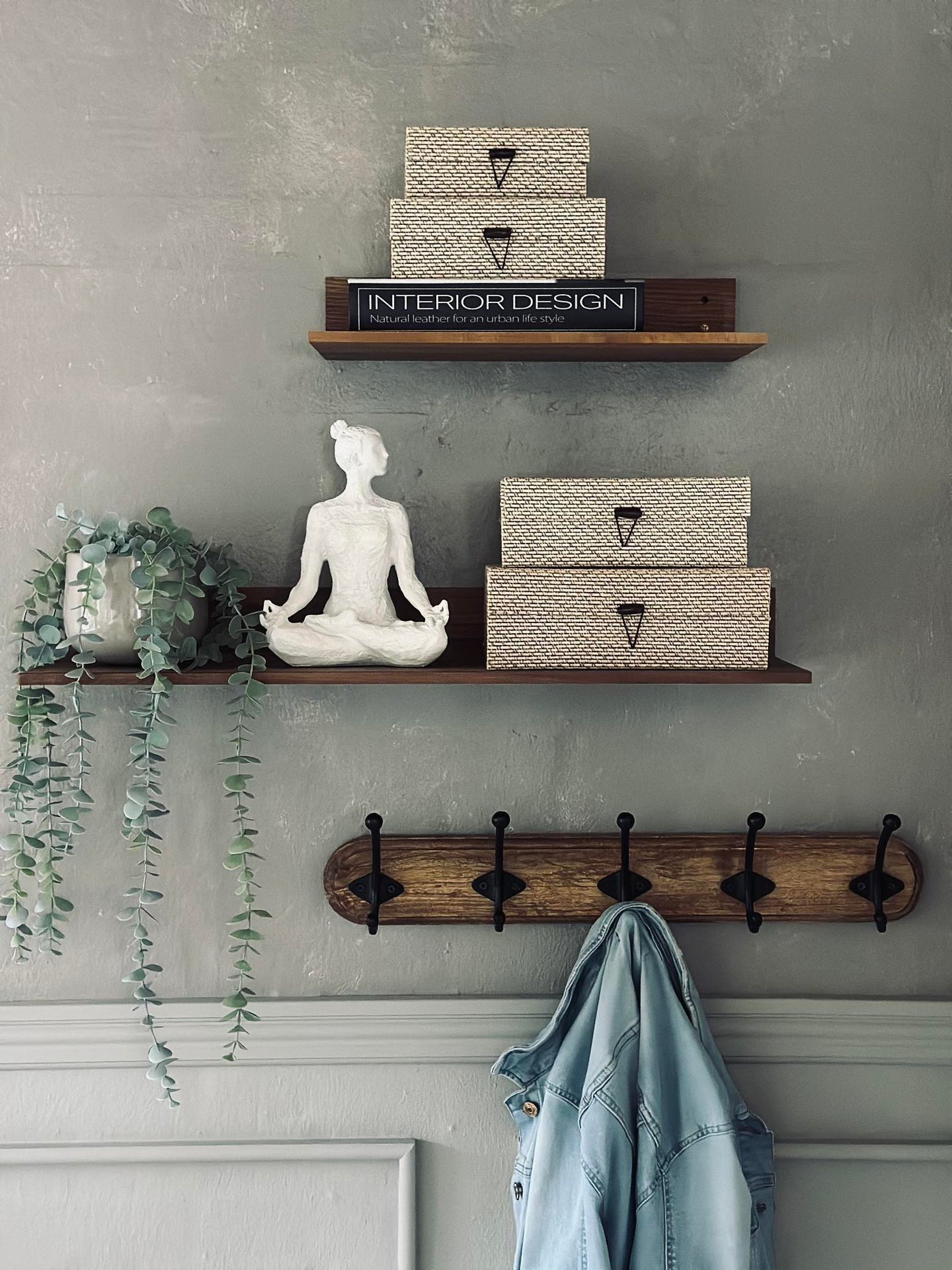 Lådor Natur - Set med 4 st