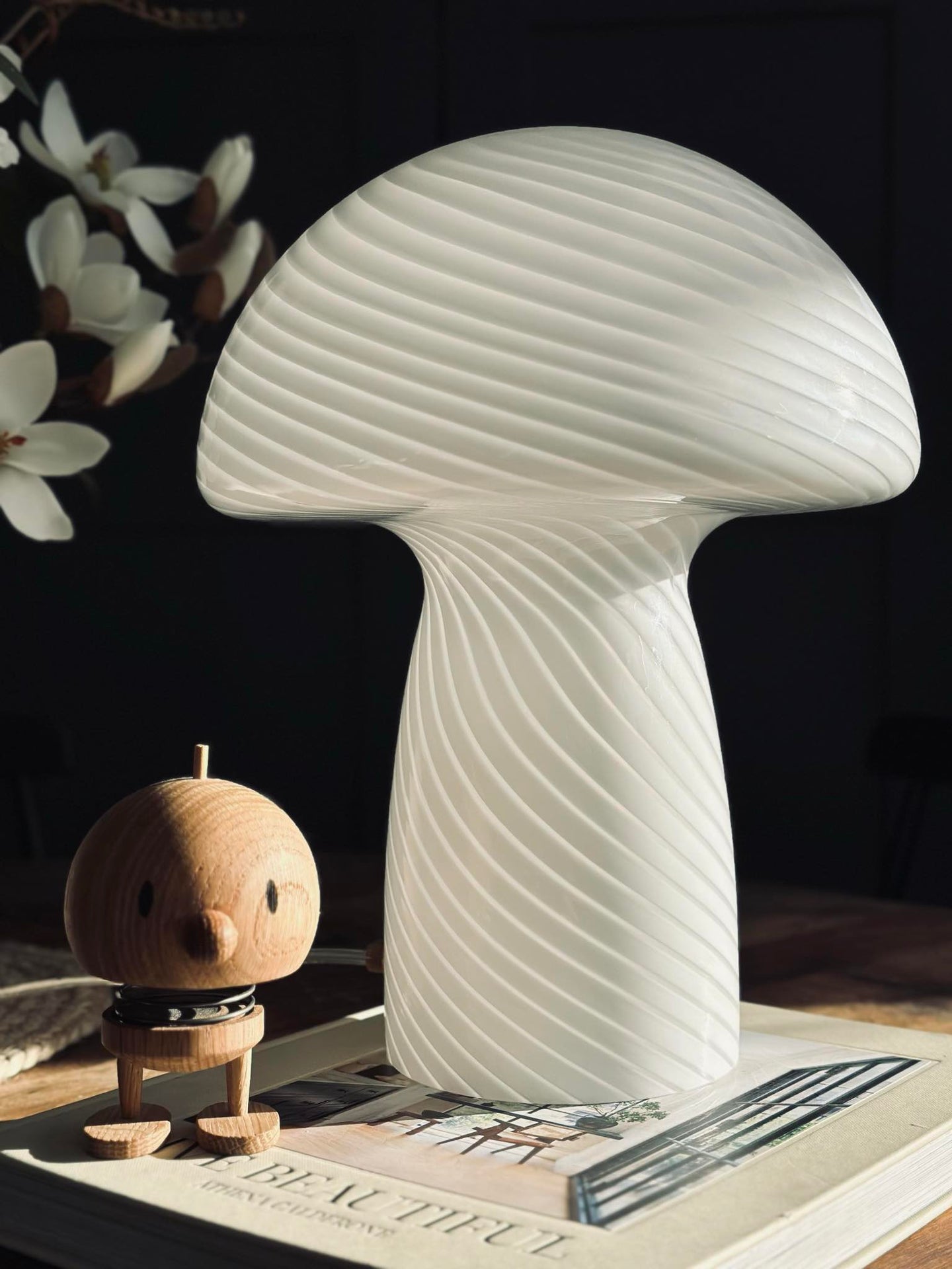 Mushroom Elsa - Vit 32 cm