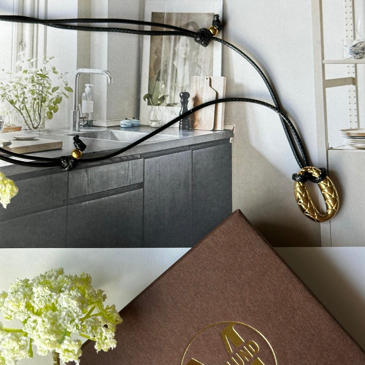 Halsband Savannah förgyllt