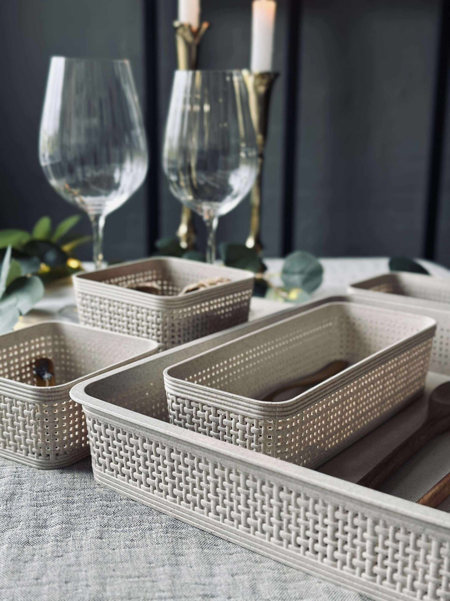 Sminkorganisatör - Set med 5 delar