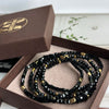 Armband Merle Svart mix - Set med 5 st