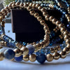 Armband Ofelia Navy - Set med 5 armband