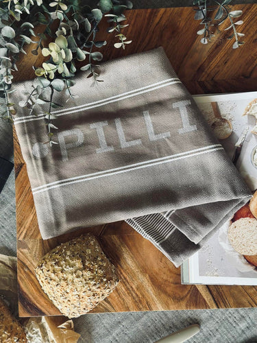 Kökshandduk - Svamp/vit - 1 st