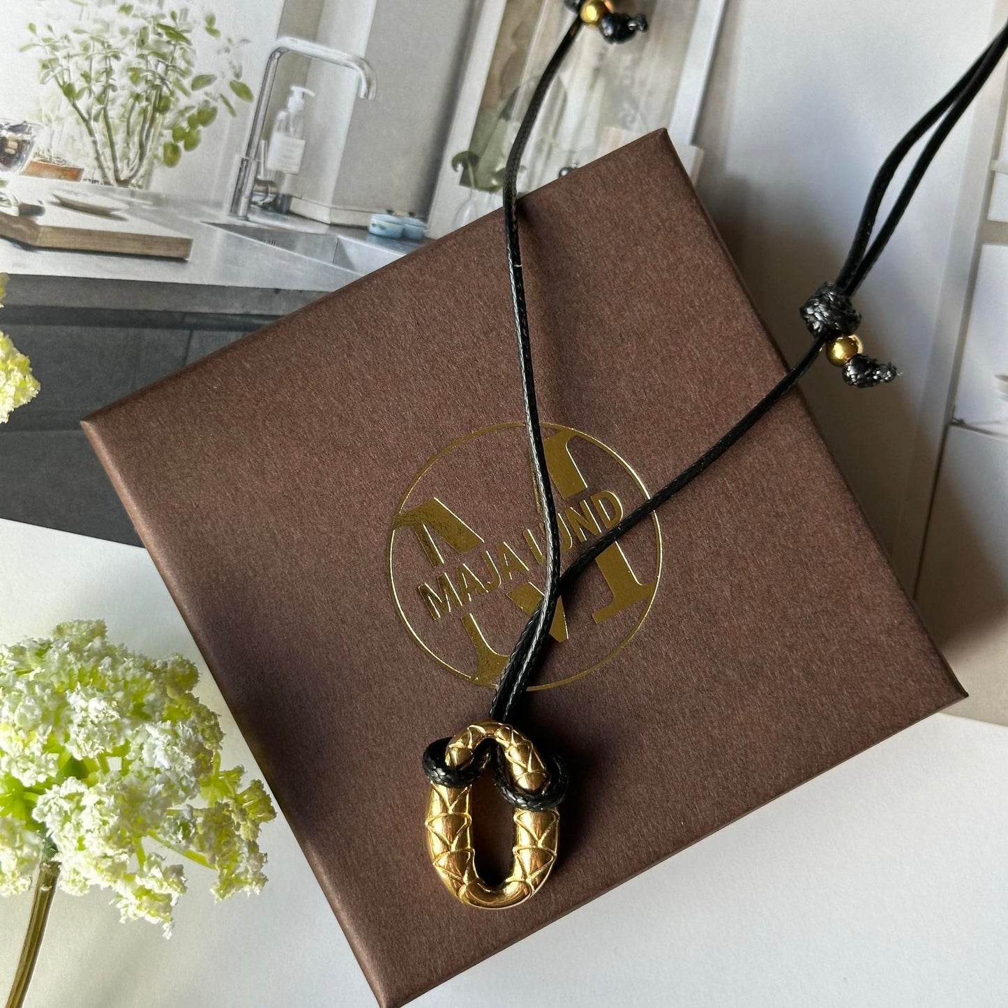 Halsband Savannah förgyllt