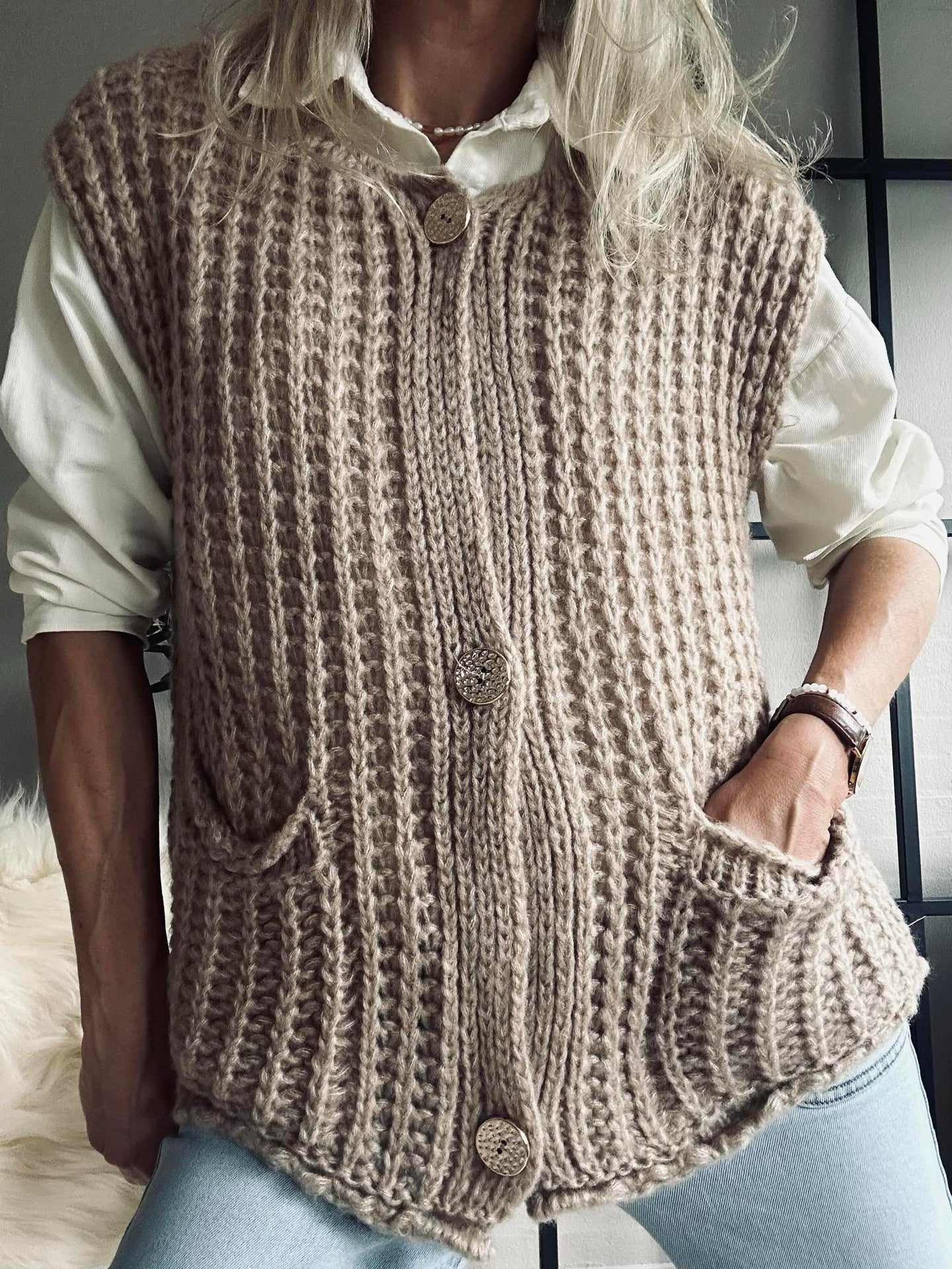 Väst Ruby beige