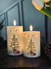 LED Blockljus TWINKLE CHRISTMAS - Set med 2 st.