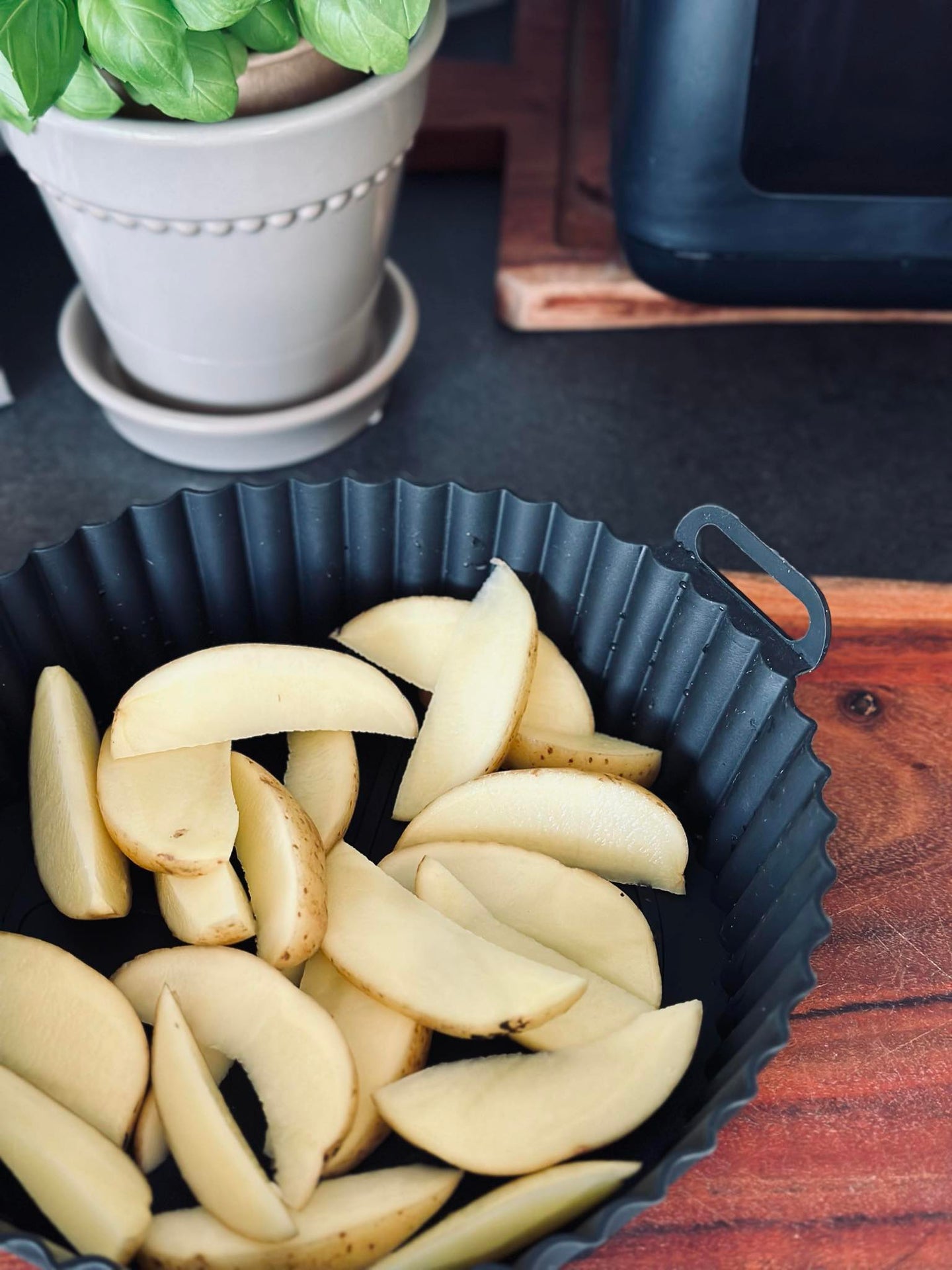 Silikonform för airfryer