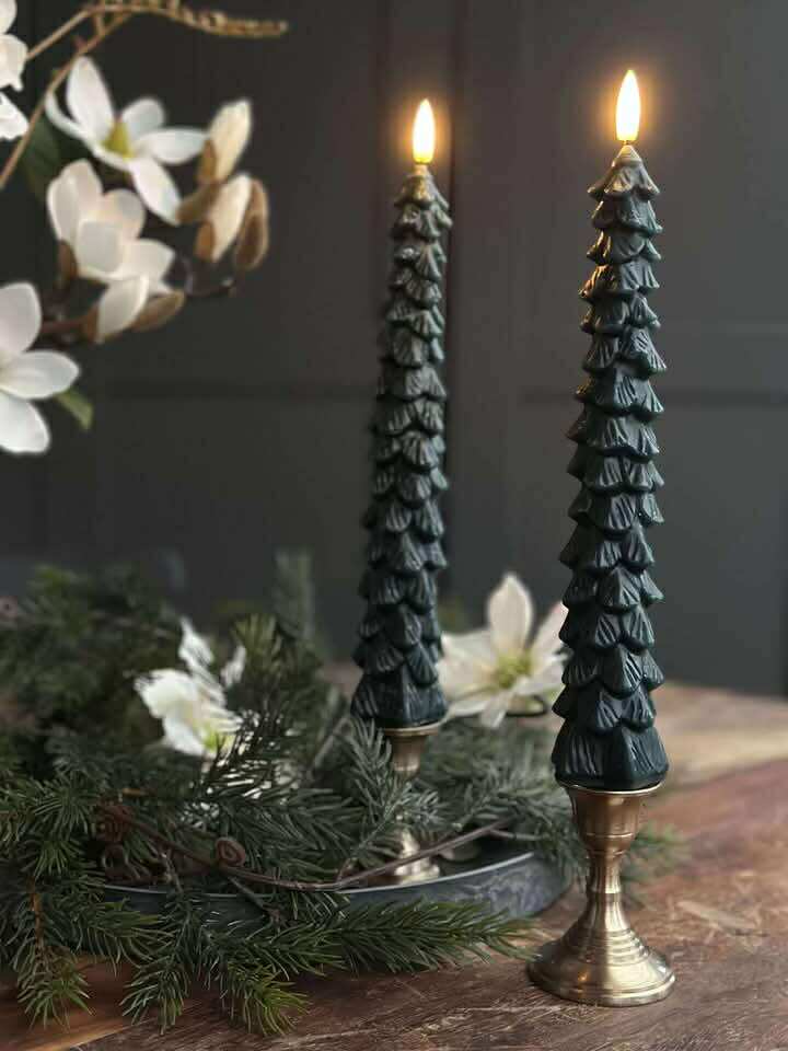 LED Stearinljus 2 st - Julgran