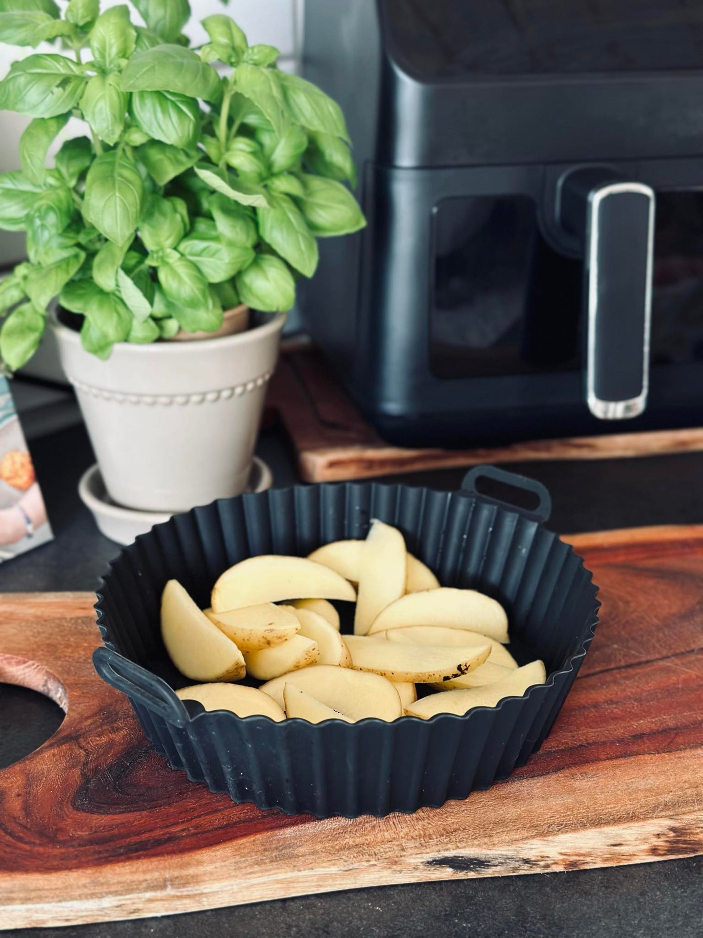 Silikonform för airfryer