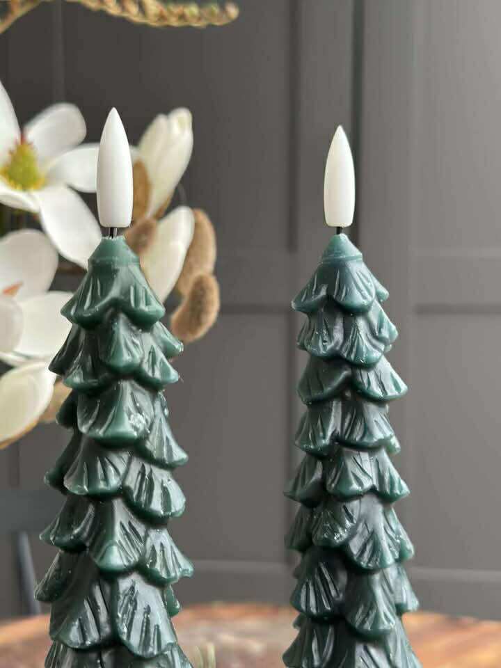 LED Stearinljus 2 st - Julgran