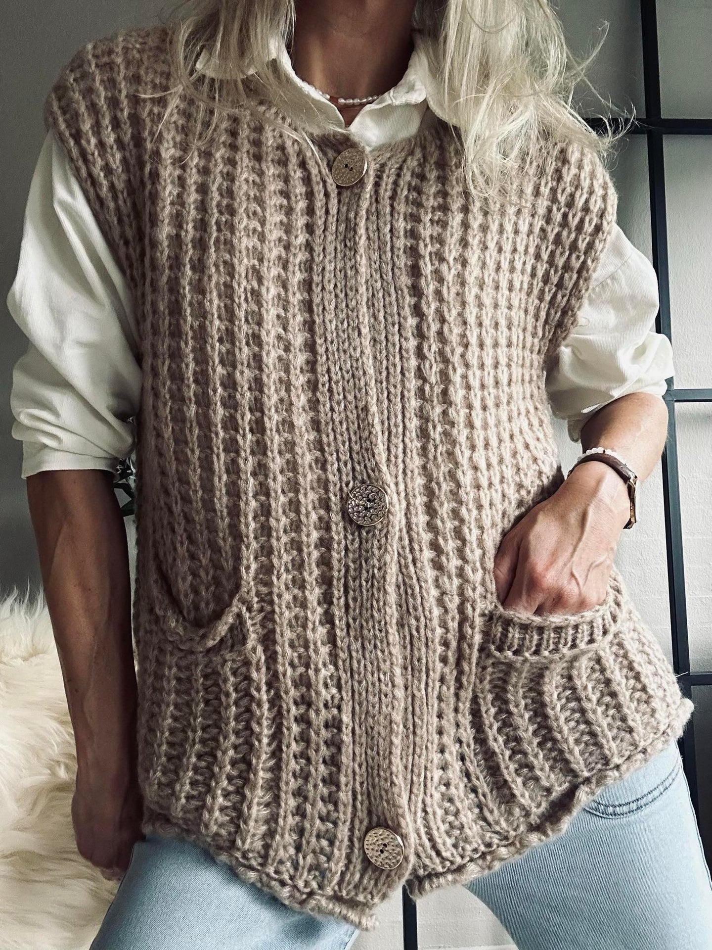 Väst Ruby beige