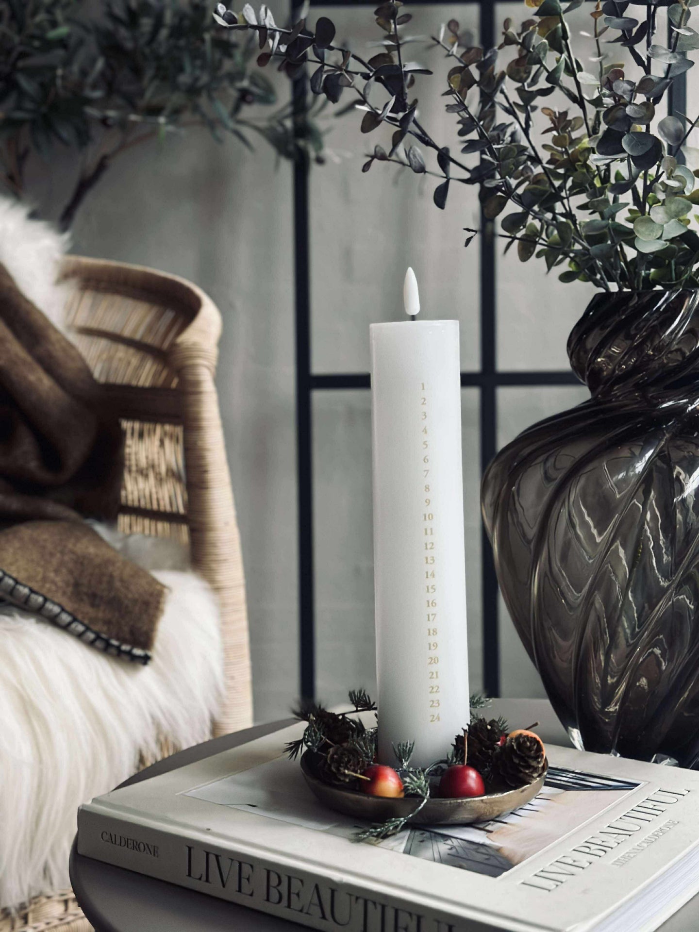 LED Kalenderljus inkl fjärrkontroll