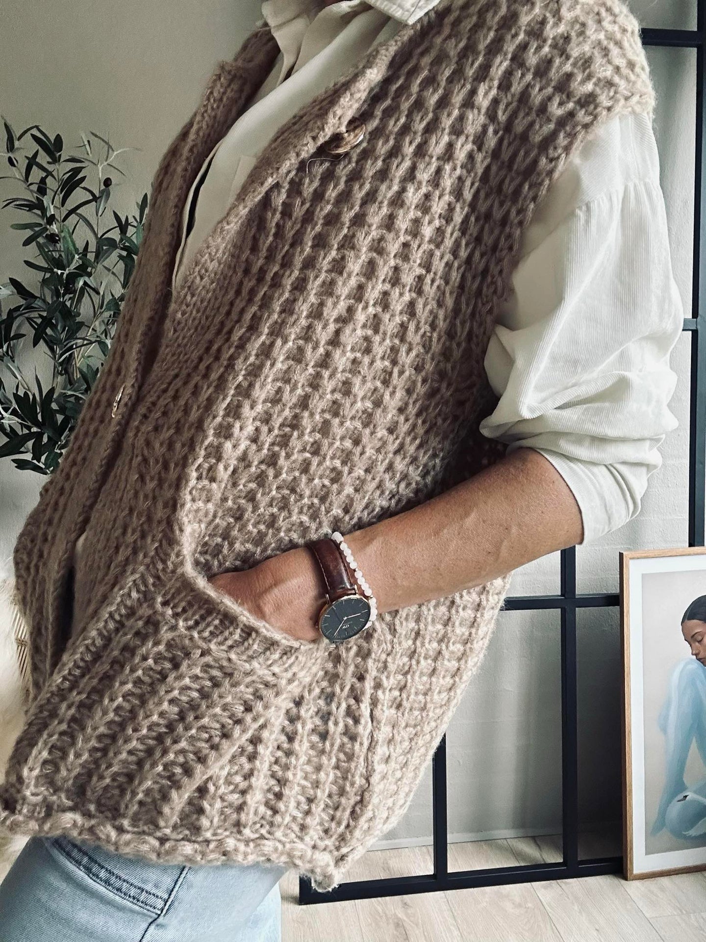 Väst Ruby beige