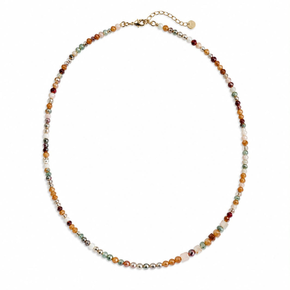 Halsband Sarah - Naturmix pärlor