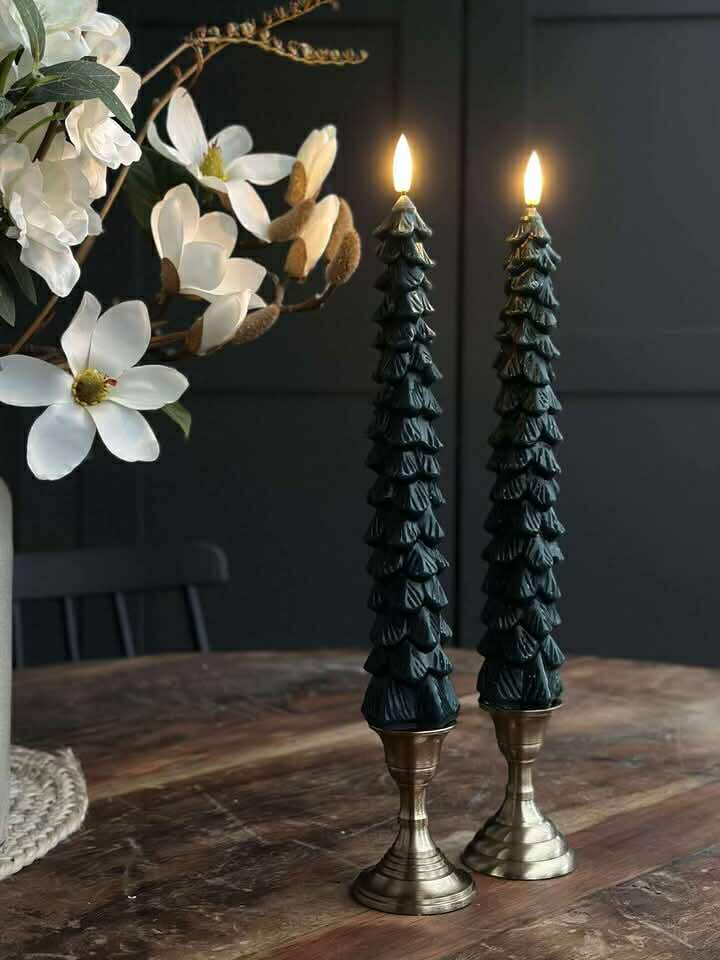 LED Stearinljus 2 st - Julgran