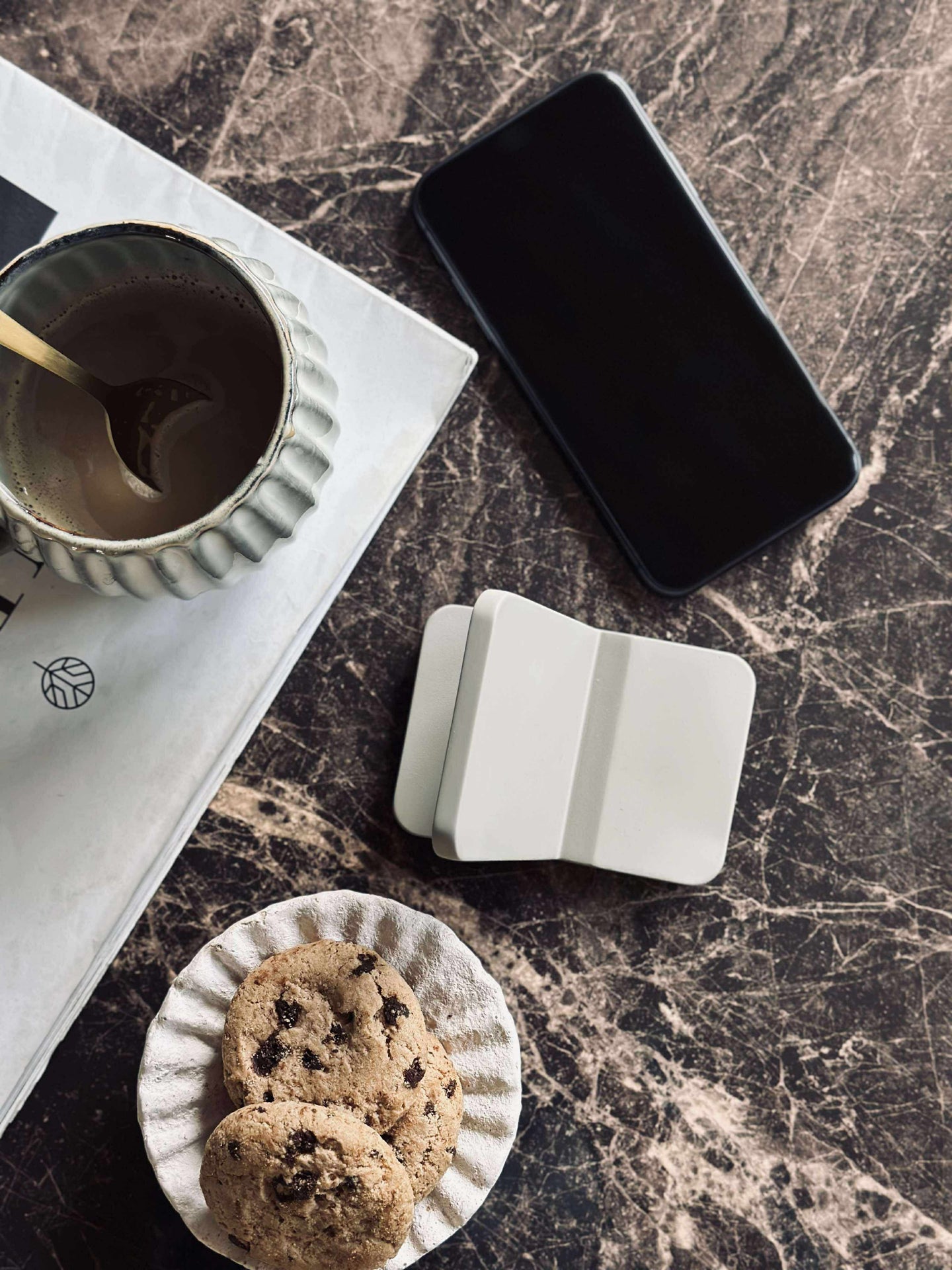 Mobiltelefonhållare - Kontor - Pebble grå