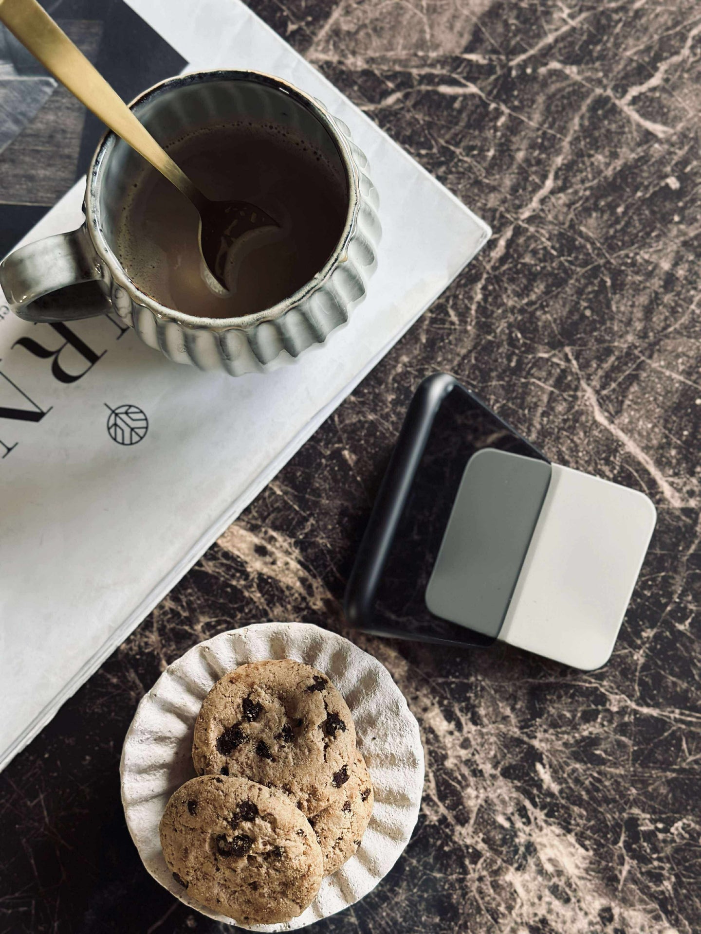 Mobiltelefonhållare - Kontor - Pebble grå