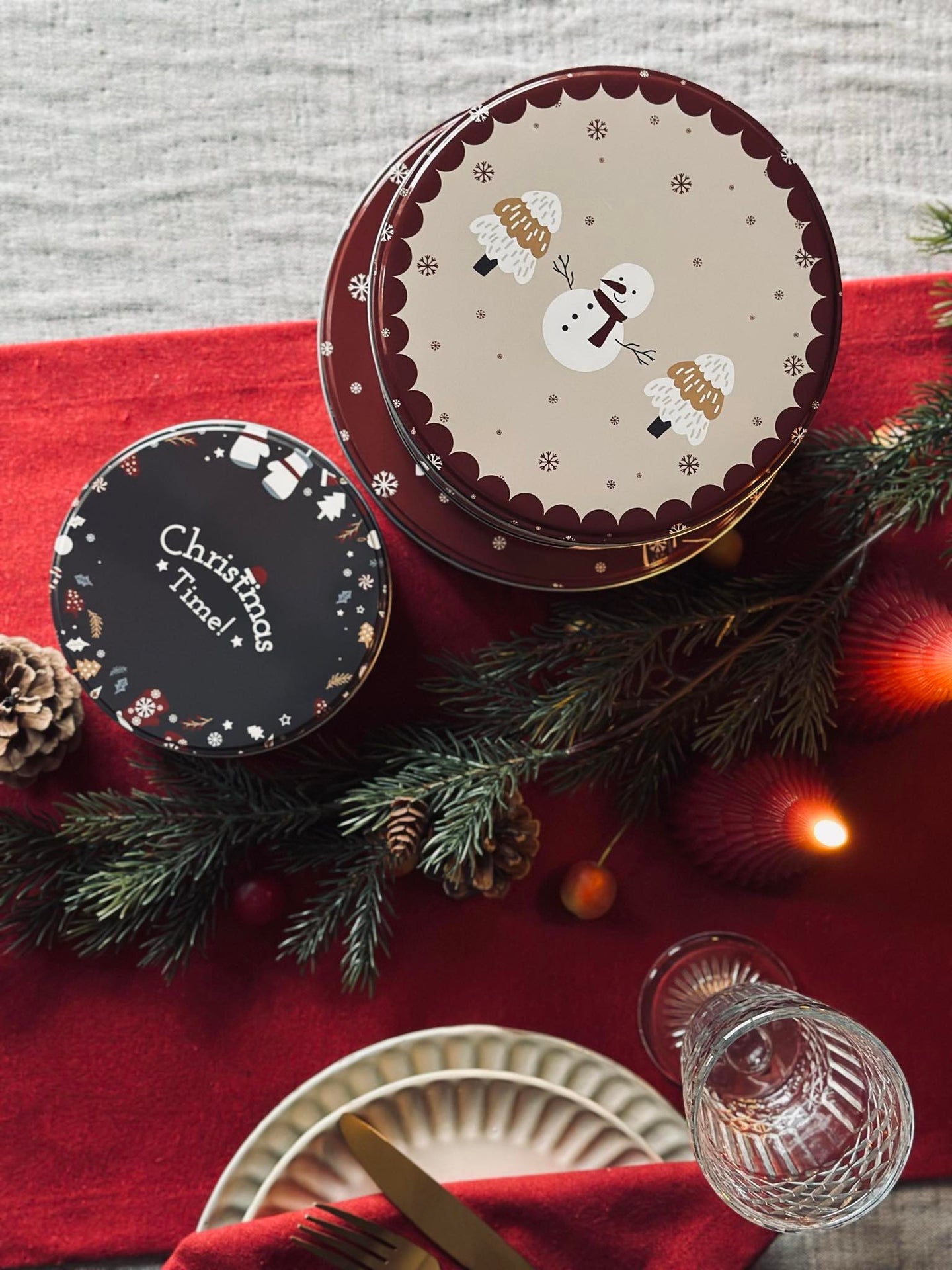 Julkakburkar - Set om 3 st.