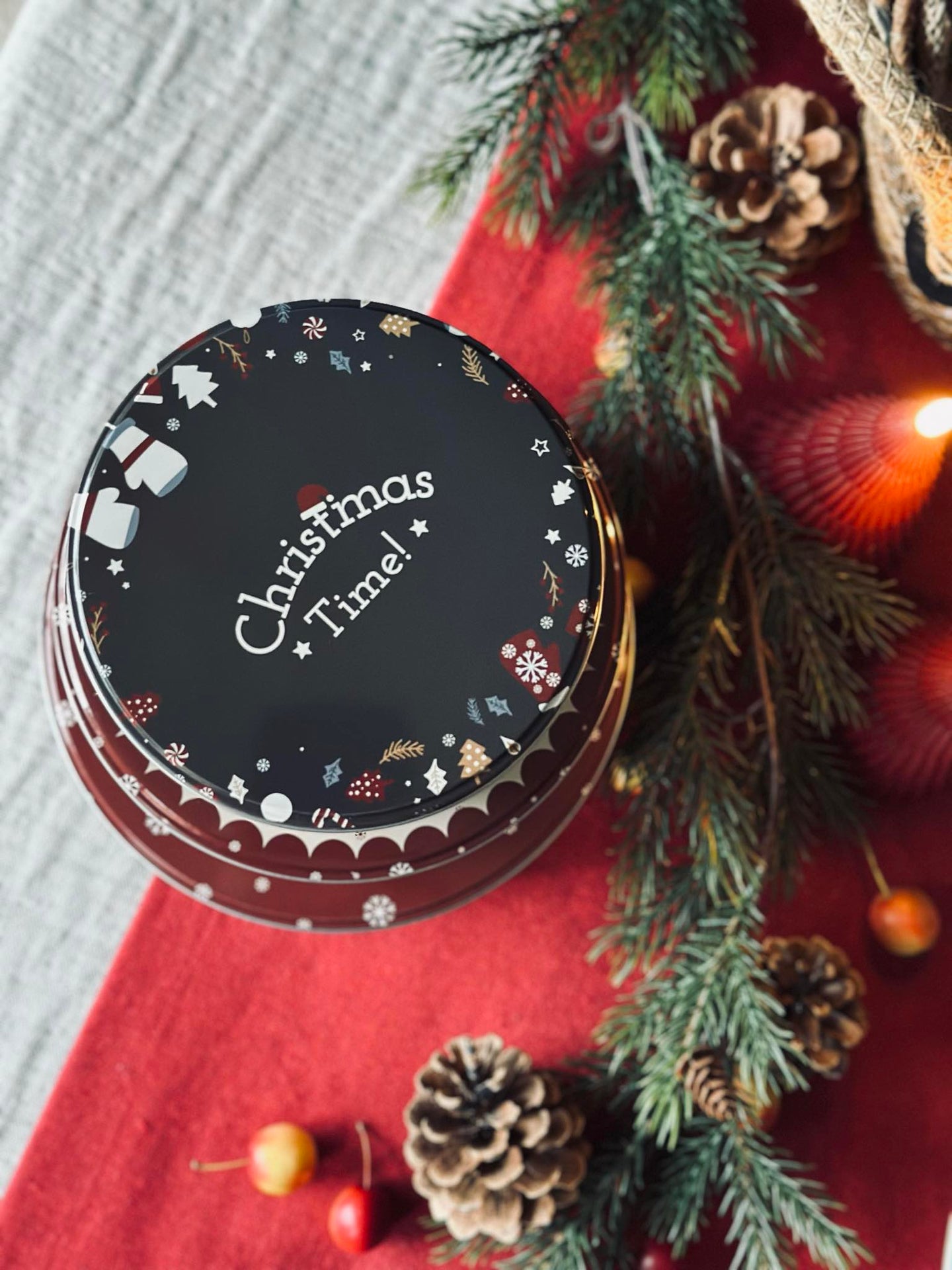 Julkakburkar - Set om 3 st.