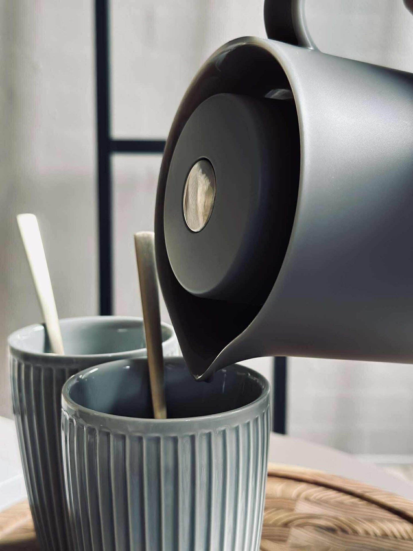 Termosmugg Plissé - Set med 2 st - Arctic Ice