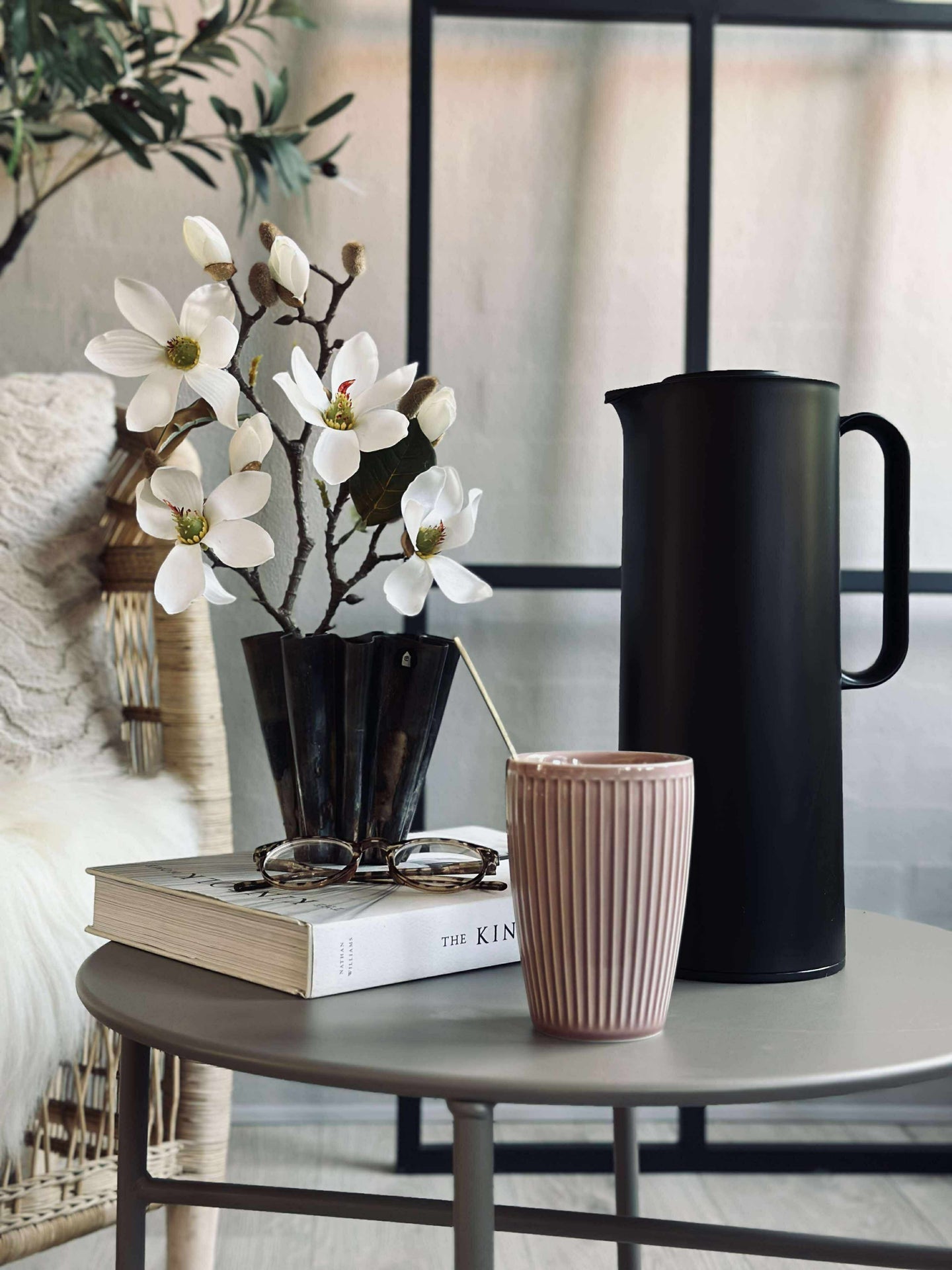 Termosmugg Plissé - Set med 2 st - Woodrose