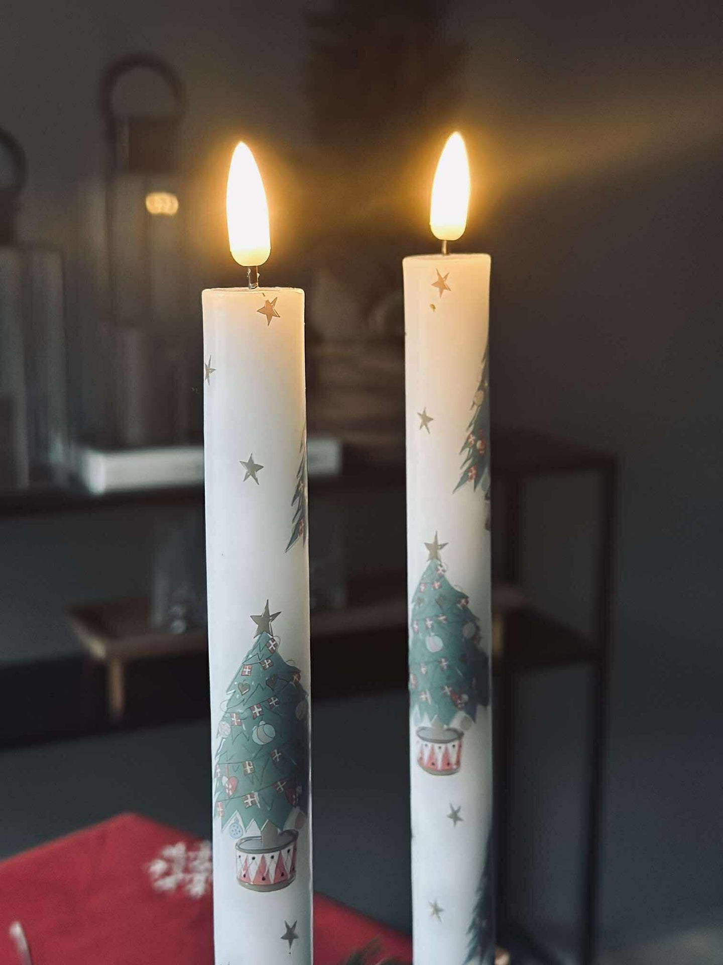 LED Scenljus 2 st - Julmotiv