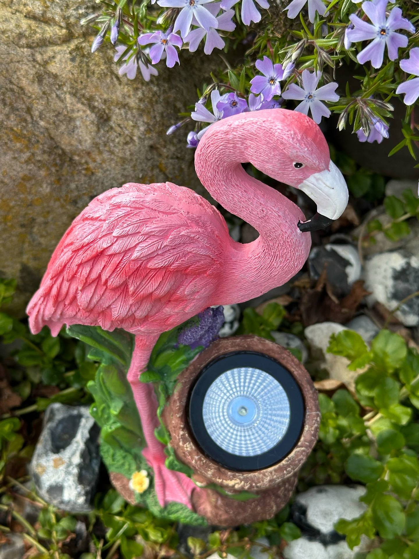 Flamingo med solceller