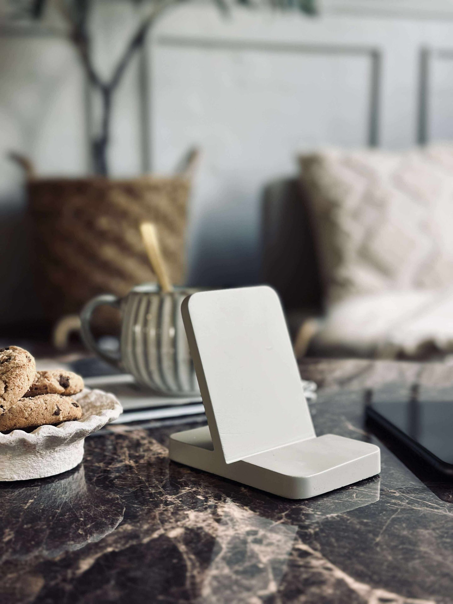 Mobiltelefonhållare - Kontor - Pebble grå