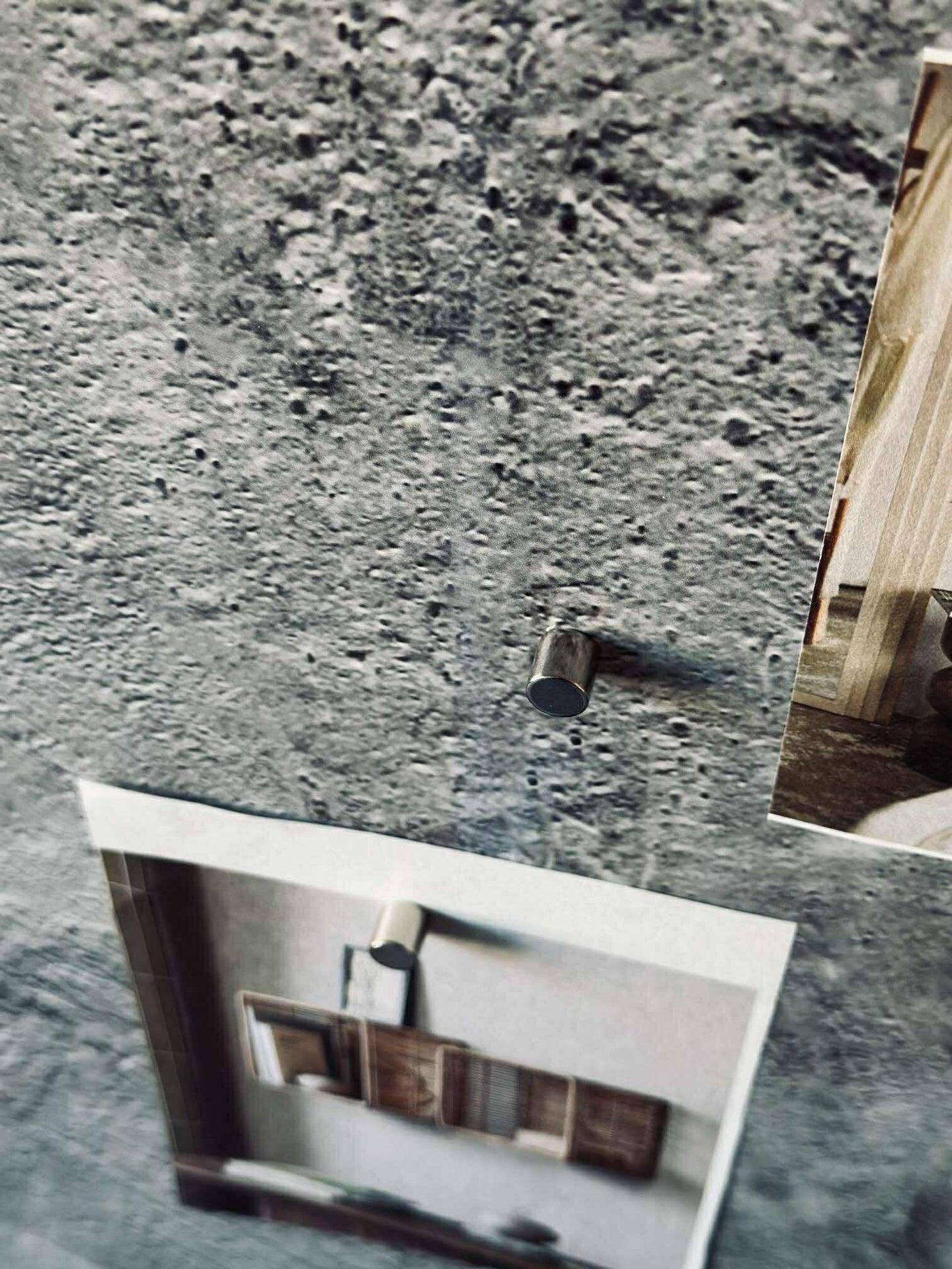 Tavla magnetisk 60x90 - Betonglook