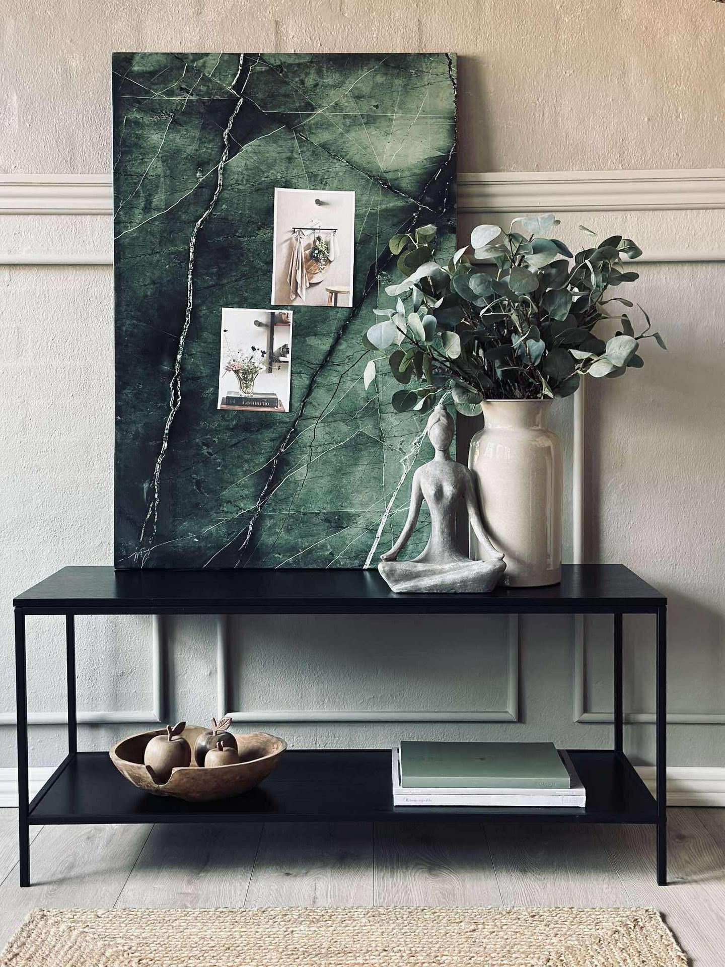 Tavla magnetisk 60x90 - Mormor grön