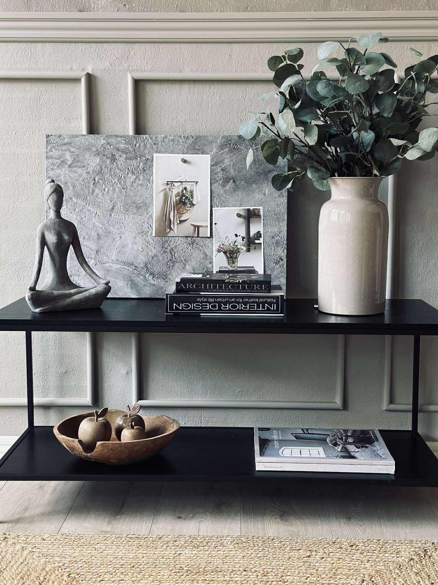 Magnetisk tavla 40x60 - Betonglook