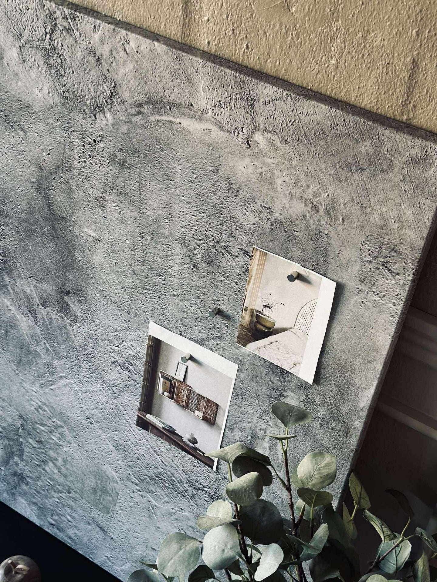 Tavla magnetisk 60x90 - Betonglook