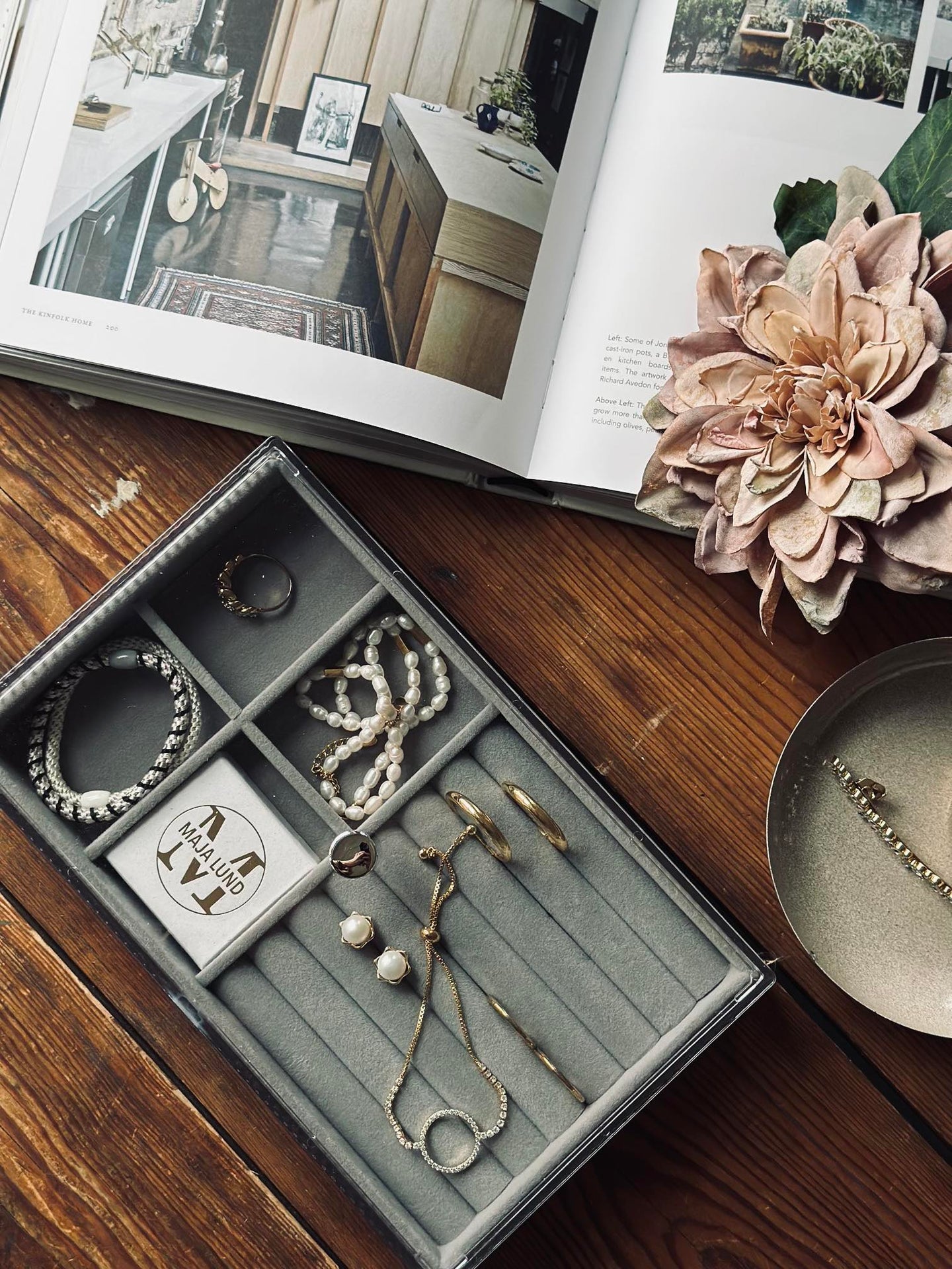 Smyckesförvaring med lock