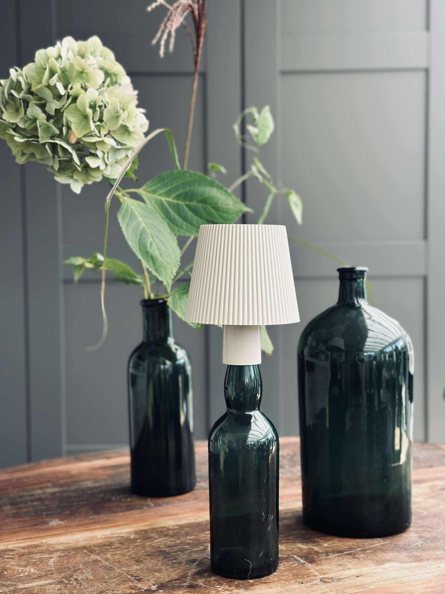 LED-lampa för vinflaska - Creme MIX