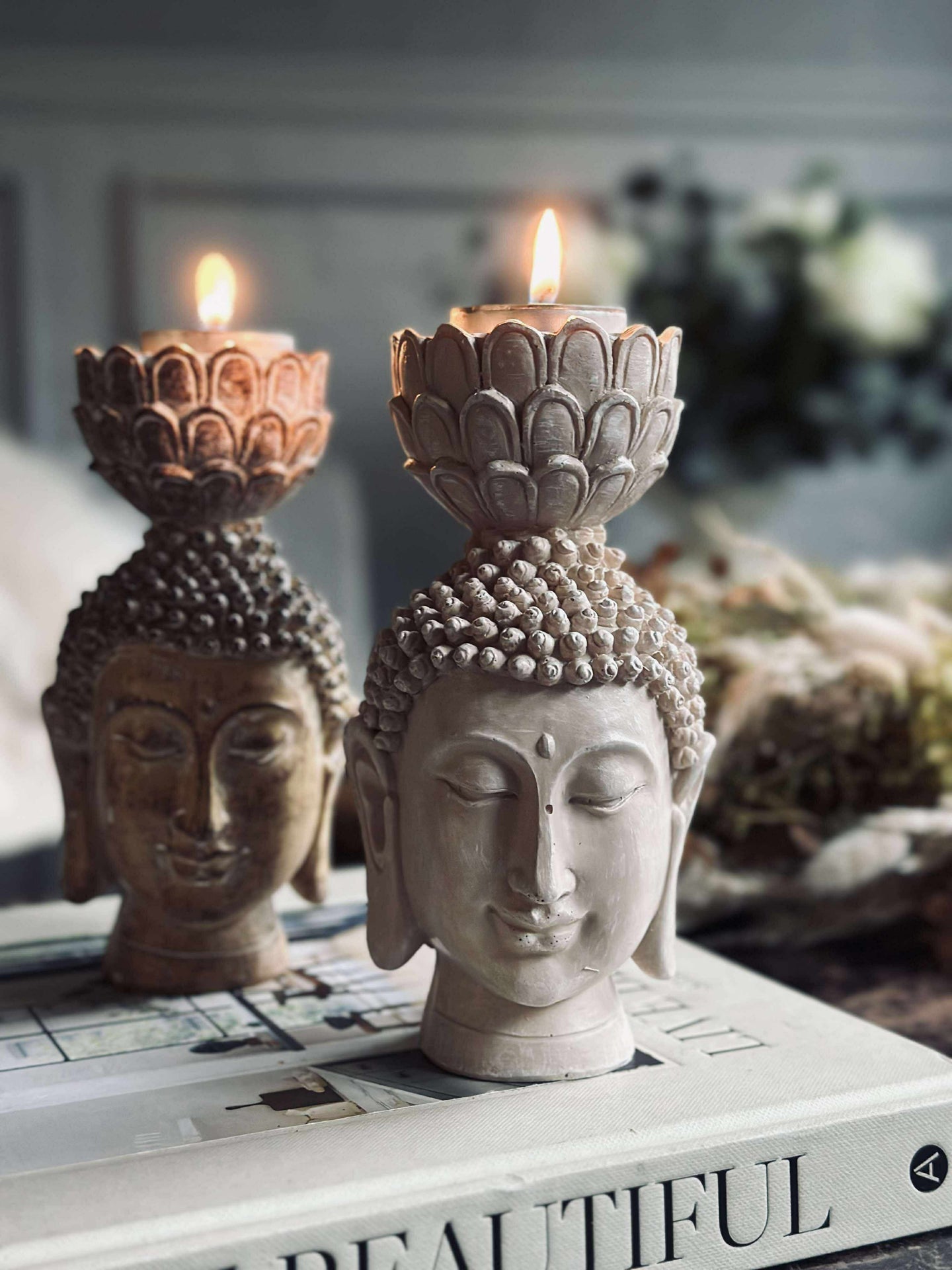 Värmeljushållare Buddha small - MIX