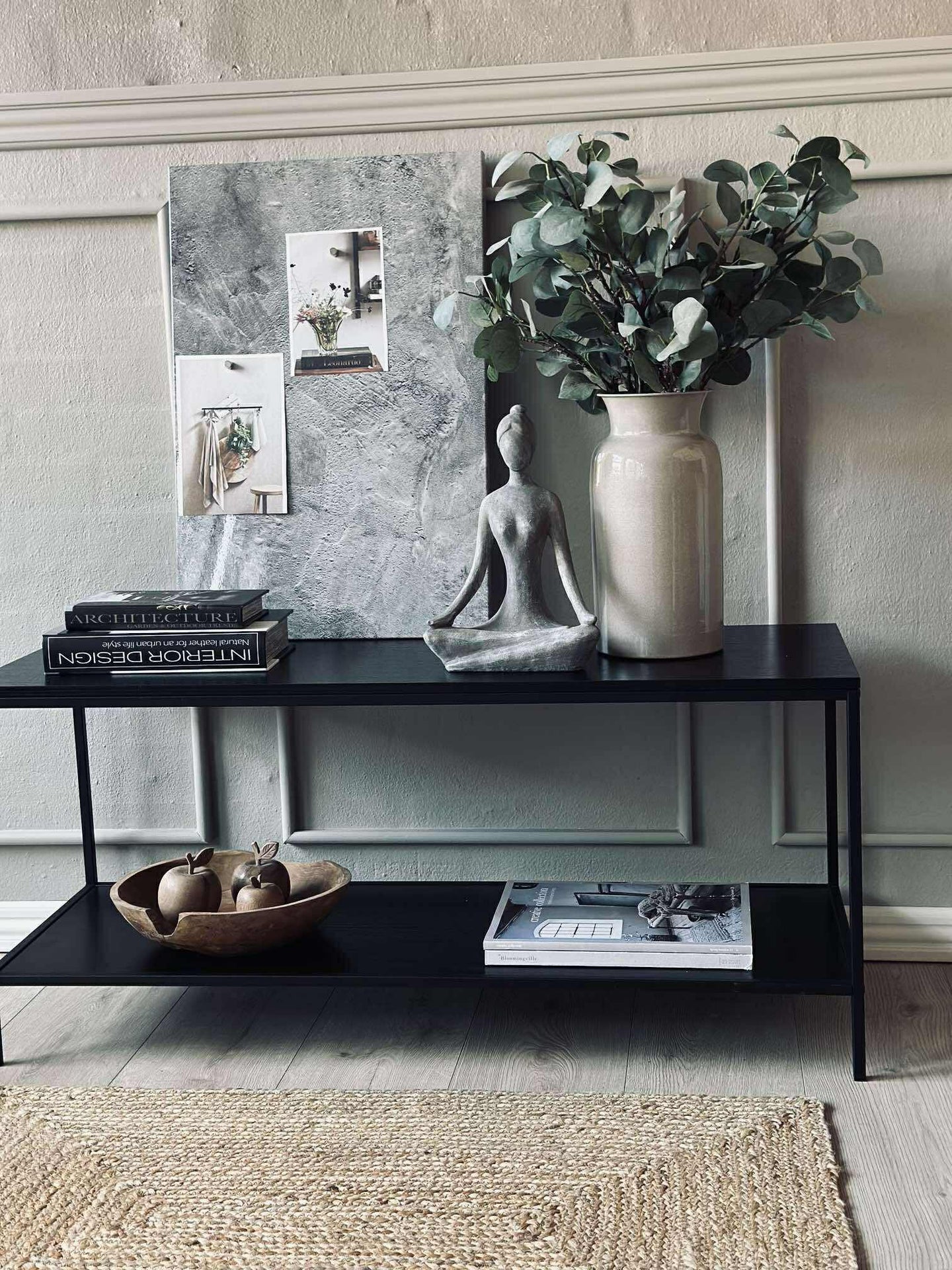 Magnetisk tavla 40x60 - Betonglook