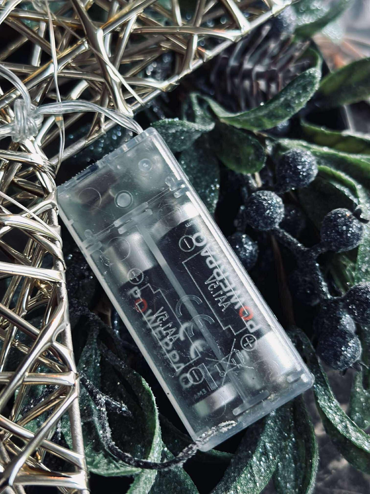 Stjärna med LED-ljus - Guld