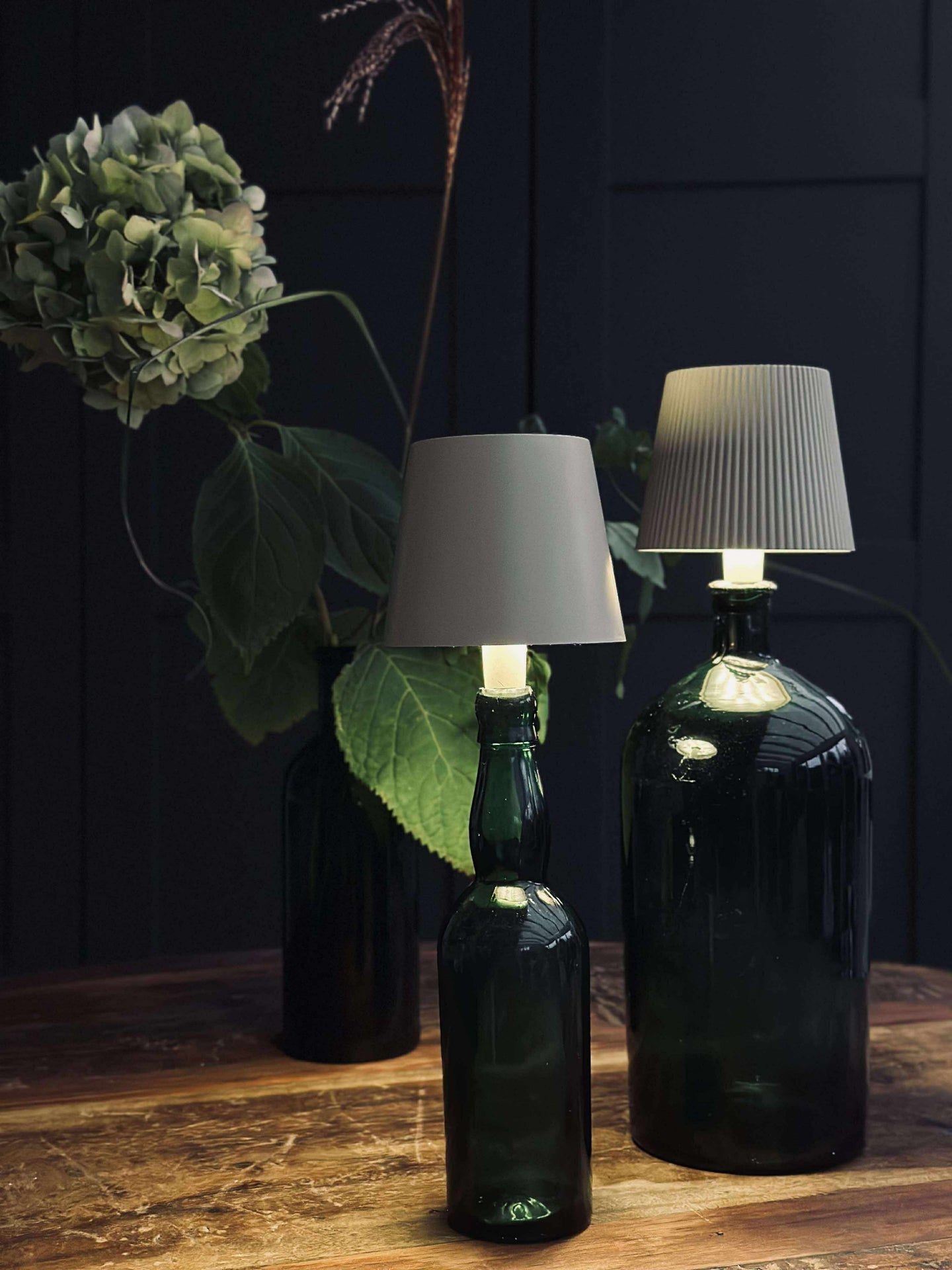 LED-lampa för vinflaska - Creme MIX