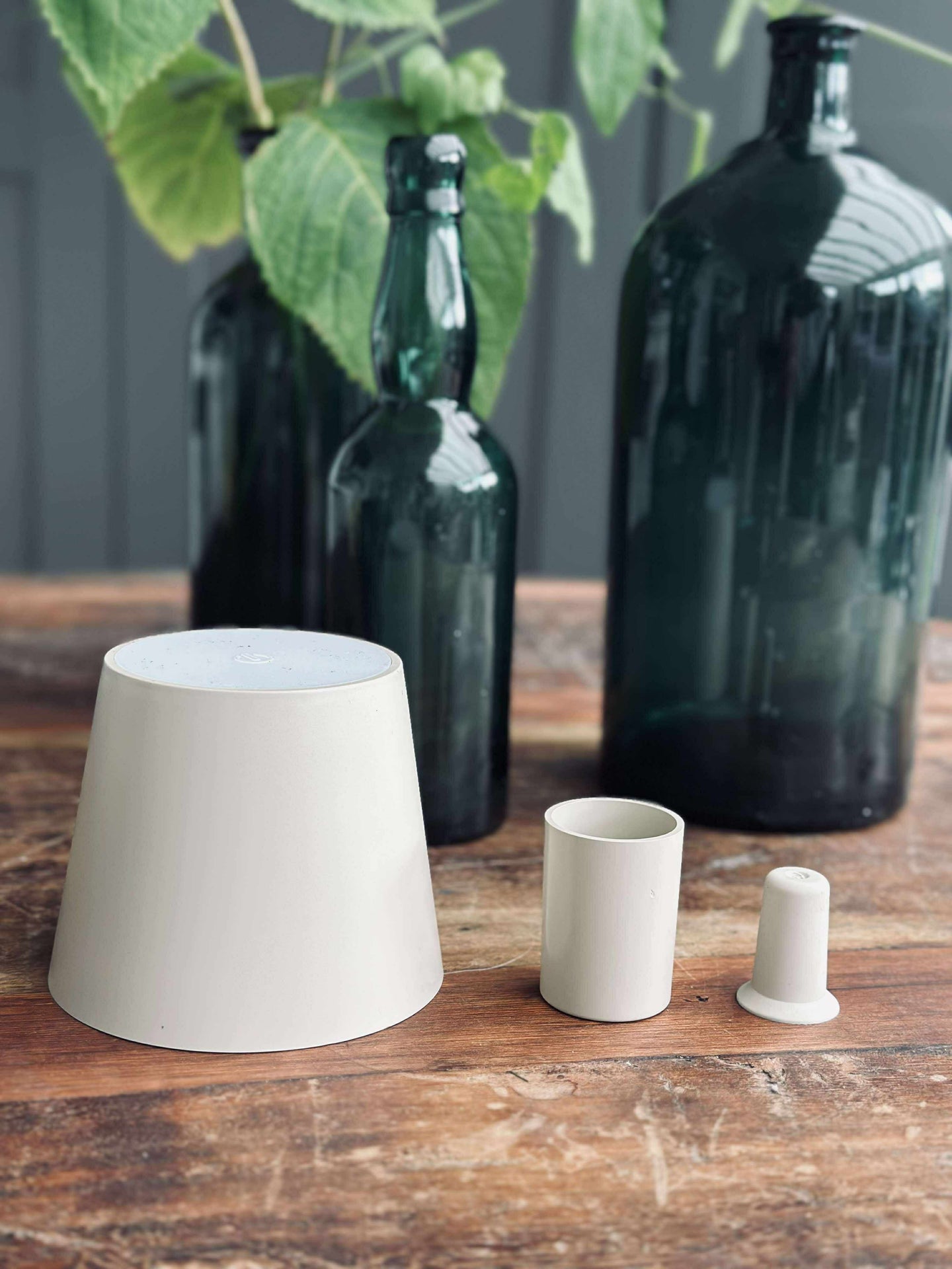 LED-lampa för vinflaska - Creme MIX