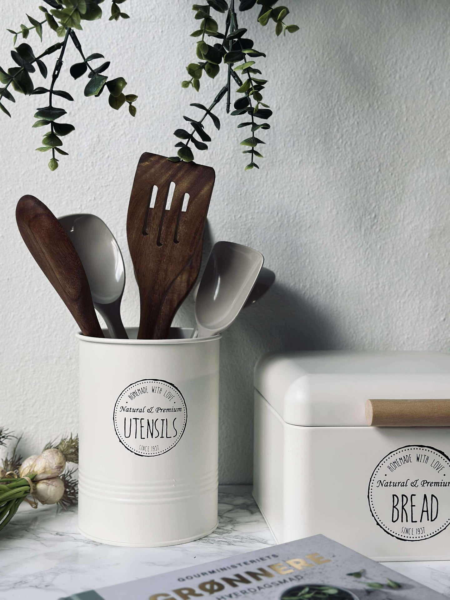 Bestickhållare - Vit