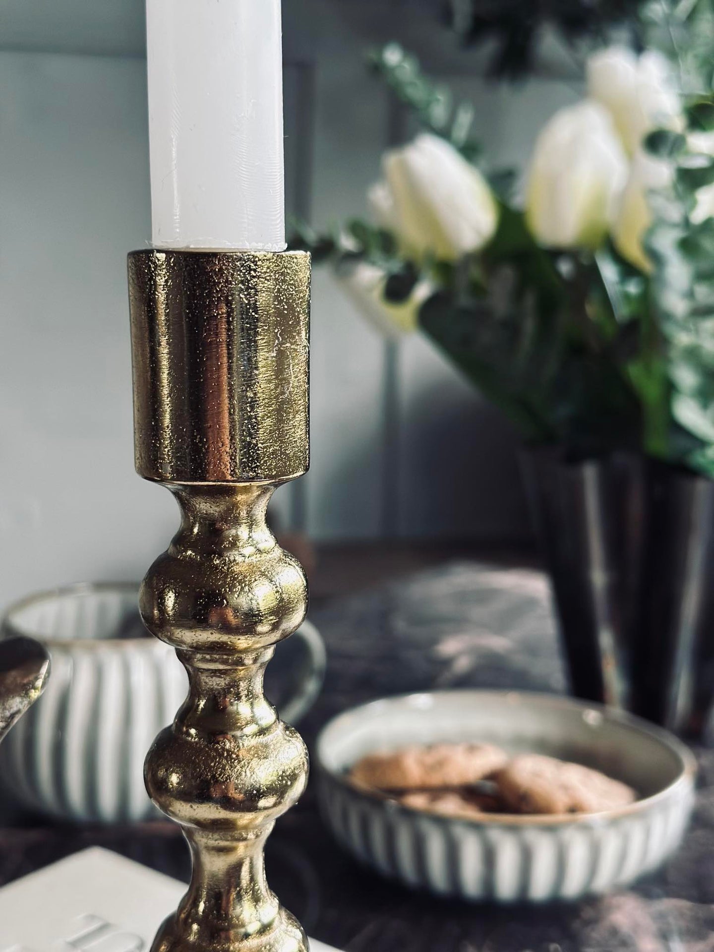 Ljusstake med kulor - Small