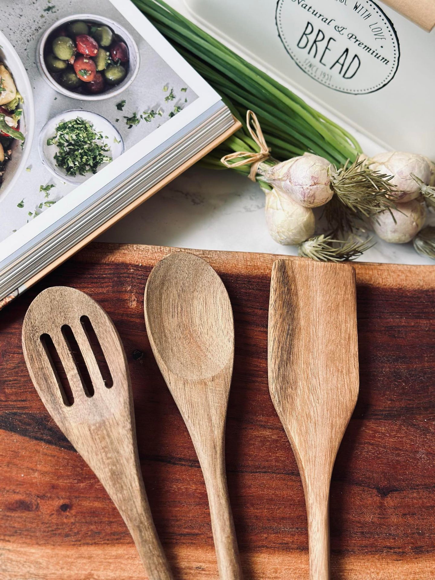 Slevset med 3 st. - Akacia