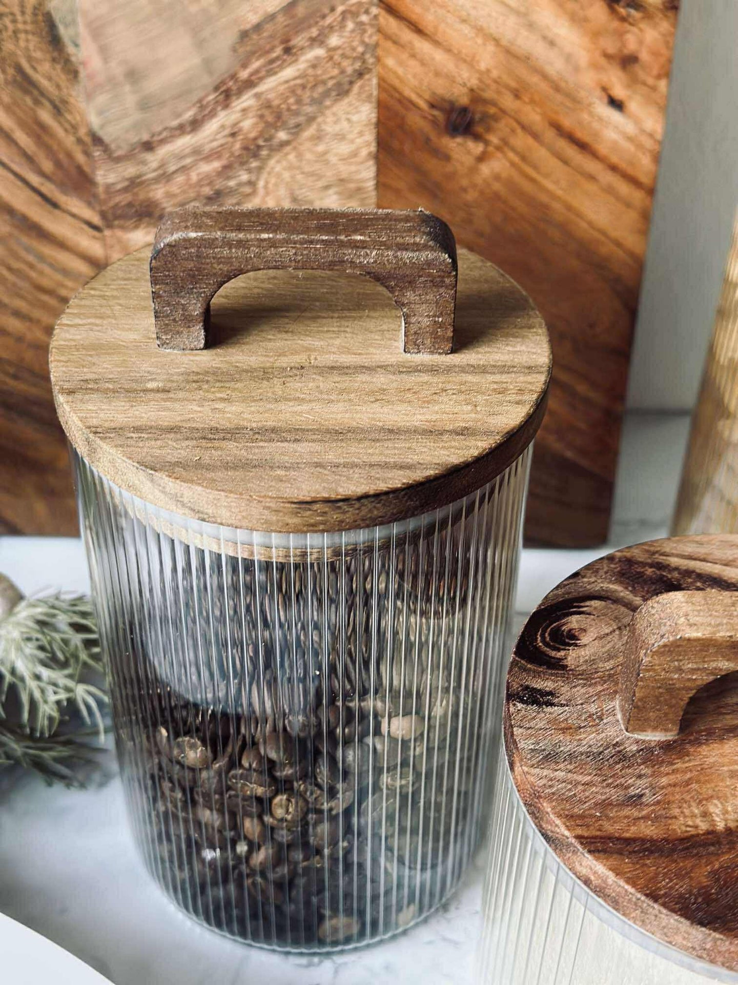 Förvaringsglas för livsmedel - Flera storlekar