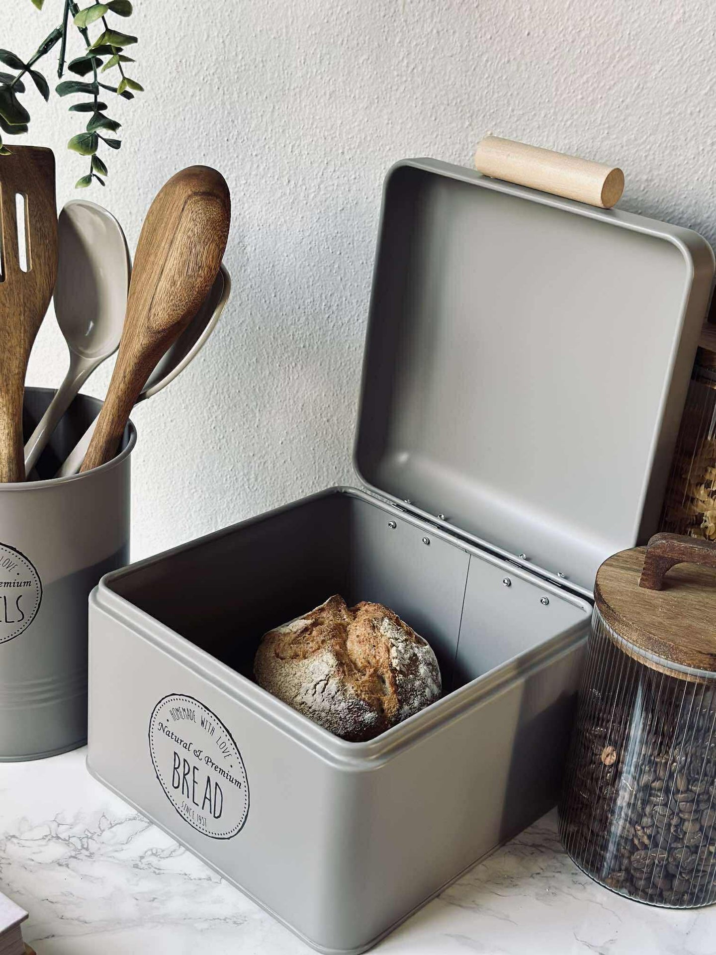 Brödlåda Beige