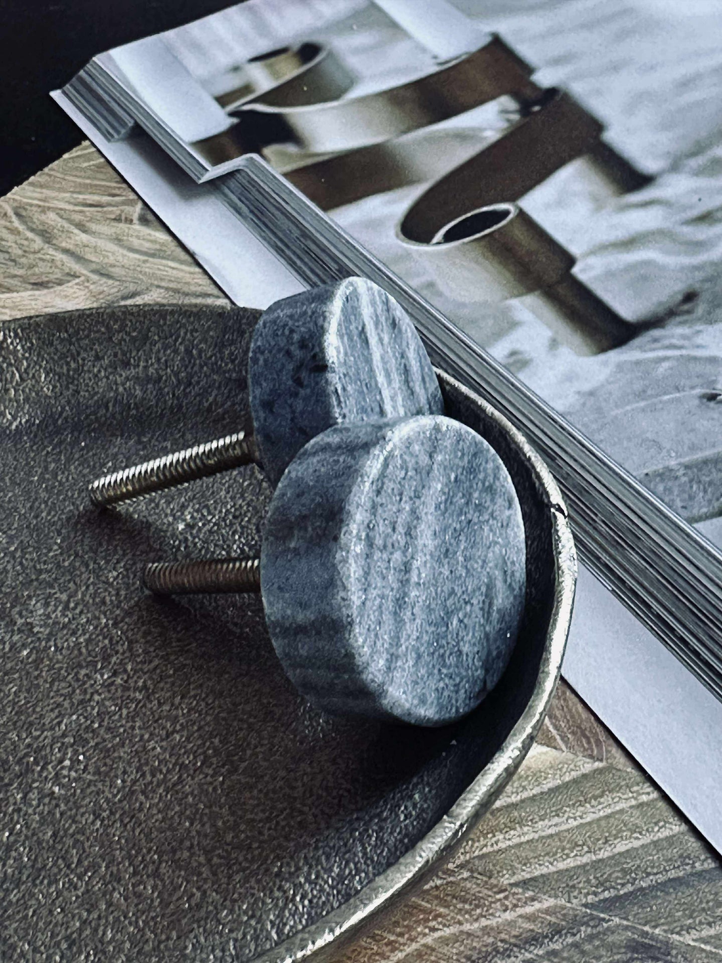 Handtag granit stone - 2 st.